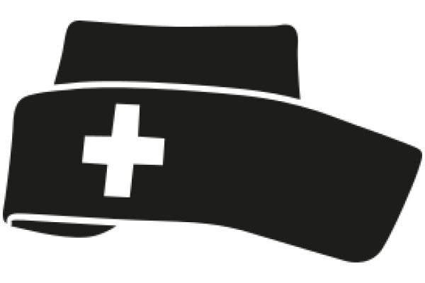 Simplistic Icon of a Pillow with a Cross on It