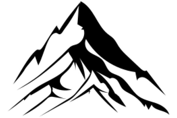 Stylized Mountain Silhouette