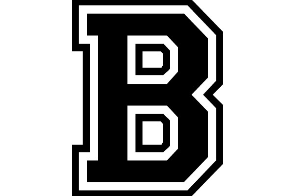 Bold Capital Letter B