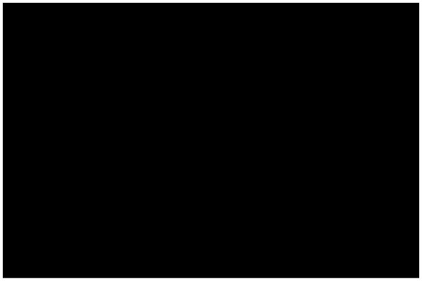An Empty Black Screen with Two Small Circular Icons at the Top