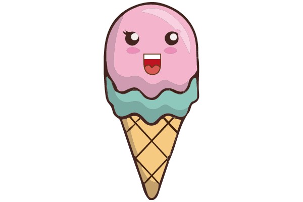 Ice Cream Cone Character