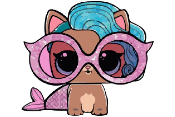Stylish and Cute: A Digital Artwork of a Cat-Human Hybrid with a Fashionable Look