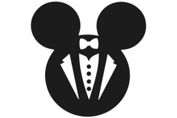 Stylish Minimalist Mickey Mouse Logo