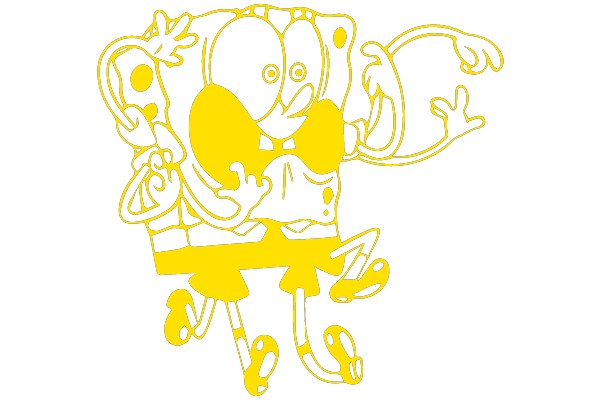 SpongeBob SquarePants and Patrick Star in a Pop Art Style