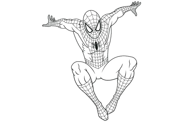 Spider-Man in Flight: The Dynamic Hero's Leap