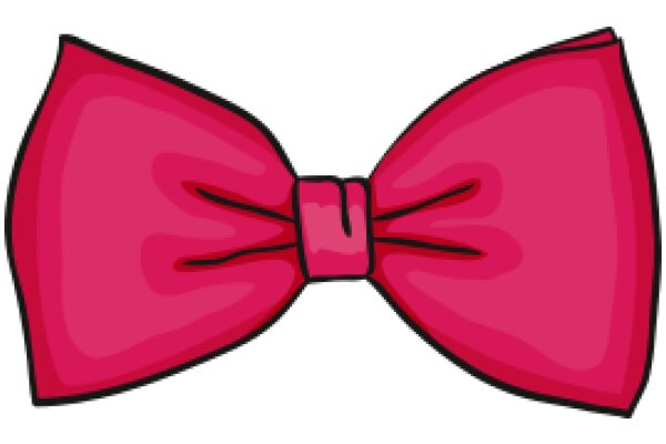 Vibrant Pink Bow Tie: A Fashionable Accessory for a Stylish Look
