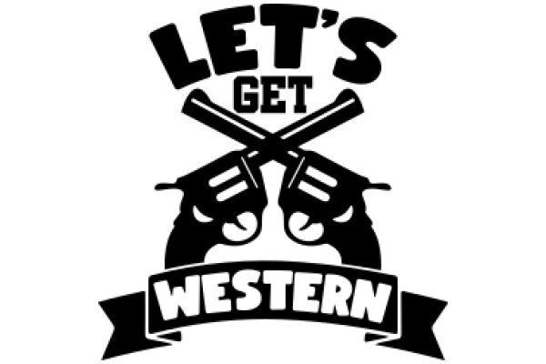 Western-themed logo for a brand or establishment named 'Let's Get Western'.