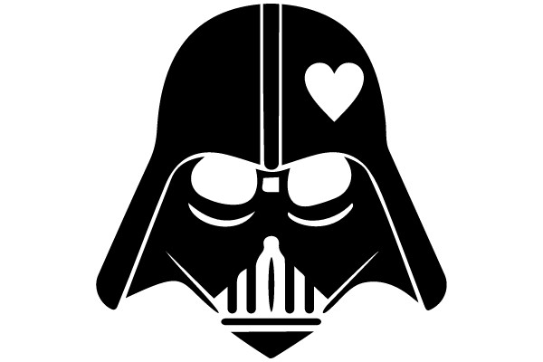 Star Wars-themed Helmet with Heart Design