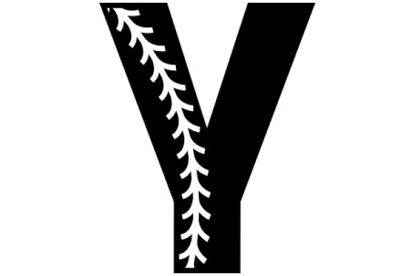 Stylized Letter 'Y' with a Tree Branch Design