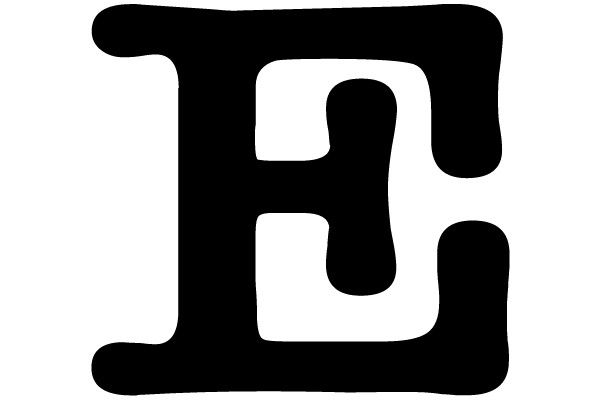 Block Letter E