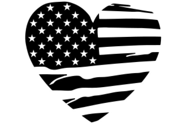 American Flag Heart