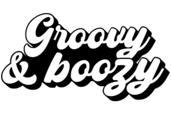 Groovy & Boozy: A Stylized Logo for a Fun and Festive Brand