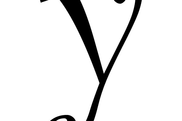 Elegant Scripted 'Y'