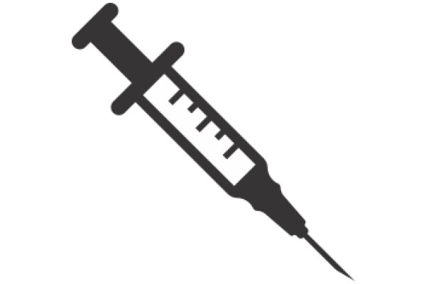 A Simple Icon of a Syringe