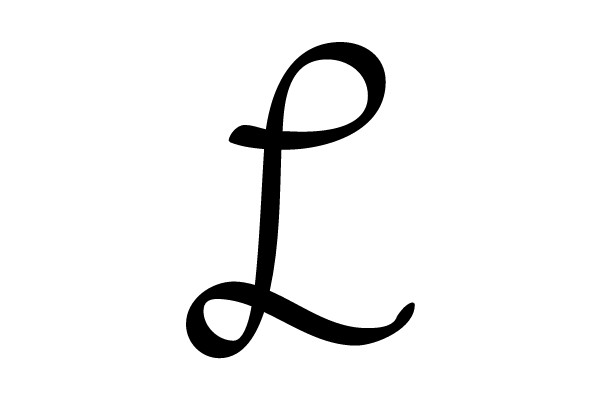 Gothic Script Letter L