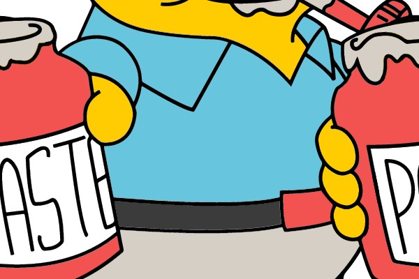 Brushing Up on Oral Hygiene: A Cartoon Character's Dental Routine