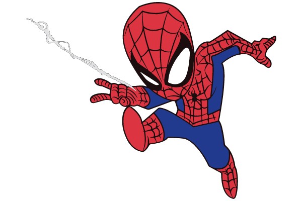 Spider-Man in Action: A Dynamic Leap