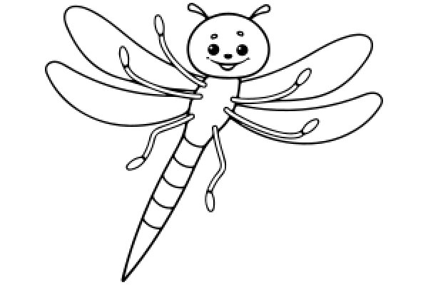 A Whimsical Cartoon of a Bug-like Character