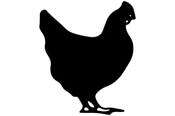Silhouette of a Chicken