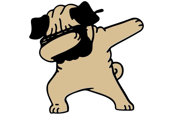 Dabbing Pug