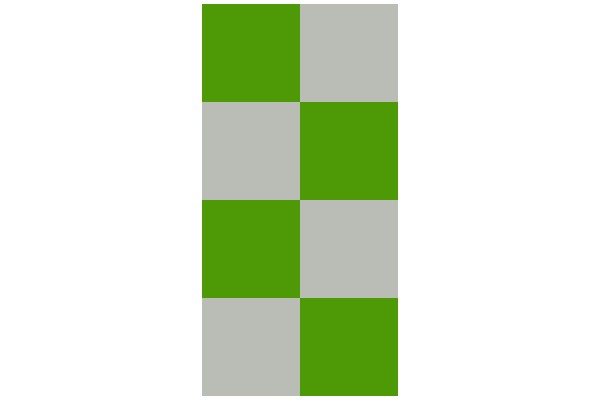 Checkered Pattern on Rectangles
