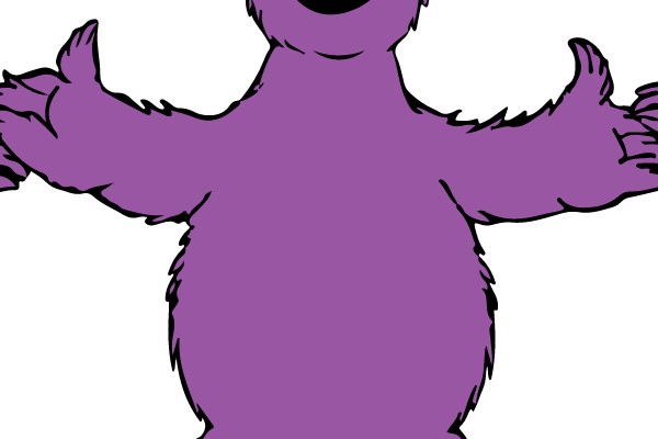 A Friendly Purple Monster
