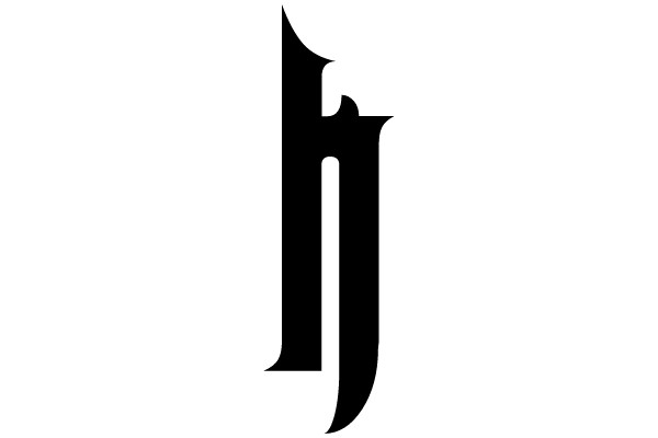 Black Gothic Letter J