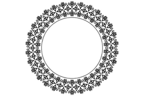 Ornament 403: A Timeless Floral Frame Design