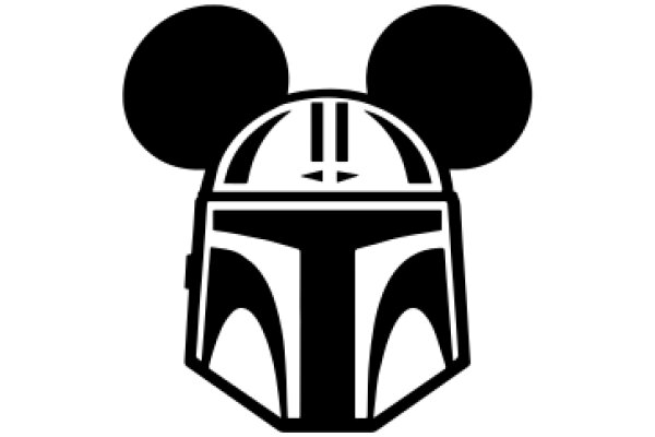 Minimalist Mickey Mouse Ear Logo