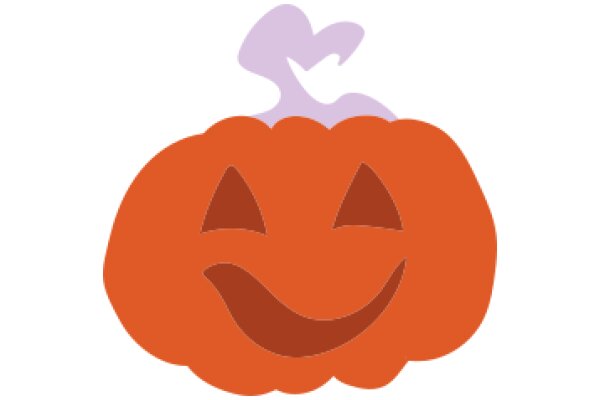 Happy Halloween: A Smiling Pumpkin Emoji