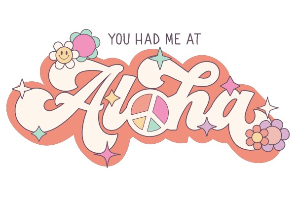 Aloha, You Had Me at Aloha: A Colorful and Playful Logo for a Hawaiian-Inspired Brand