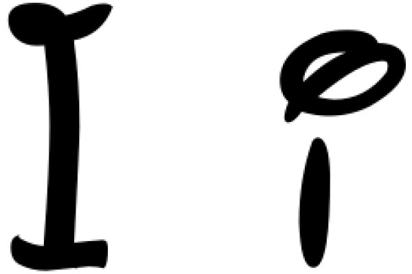 A Simple Image with the Word 'I' in It