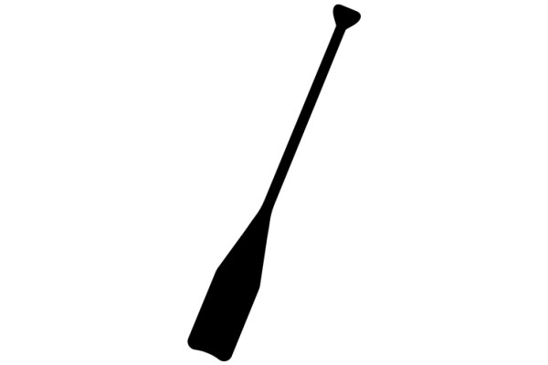 A Simple Oar in a White Background