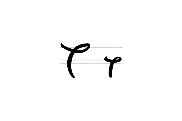 Two Curved Black Lines
