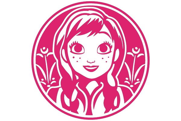 Portrait of a Woman in Pink: A Bold and Beautiful Design