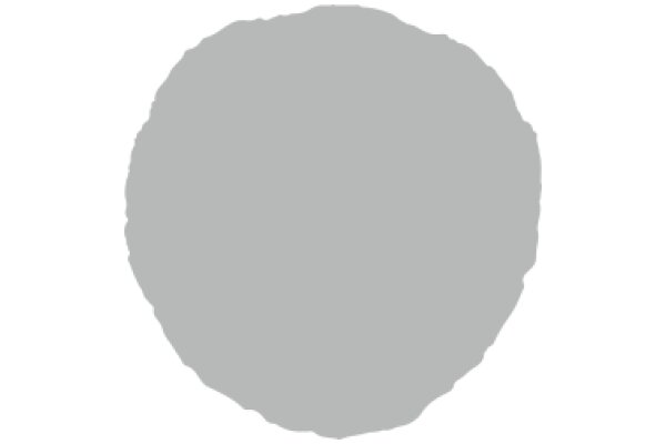 A Blurred Gray Circle