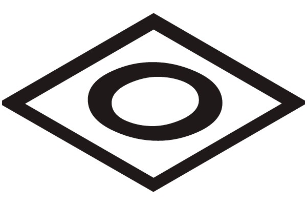 Diamond with Circular Center