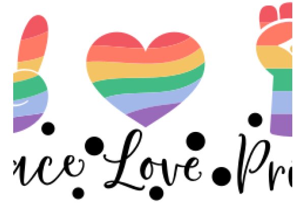 Celebrating Love and Pride with Colorful Symbols