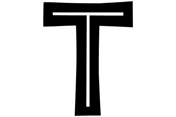 Bold Black 'T' Symbol