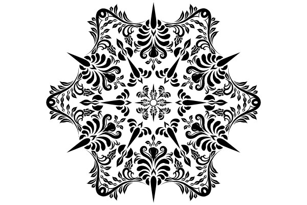 Ornate Elegance: A Classic Vintage Ornament Design