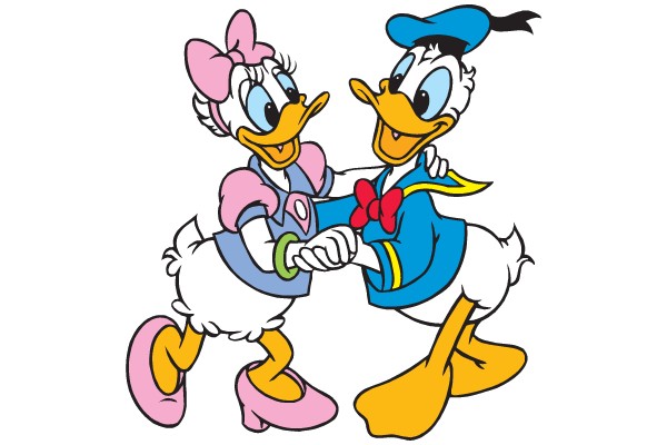 Hand in Hand: The Dynamic Duo of Donald and Daisy Duck