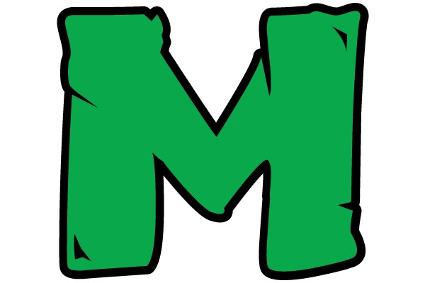 Bold Green 'M' Design