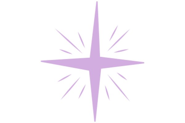 Stylized Purple Starburst Graphic