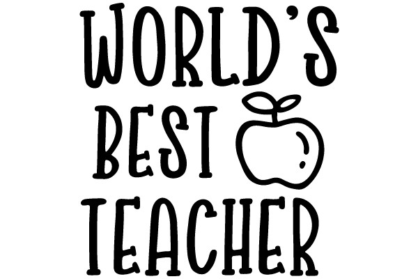 World's Best Teacher Design