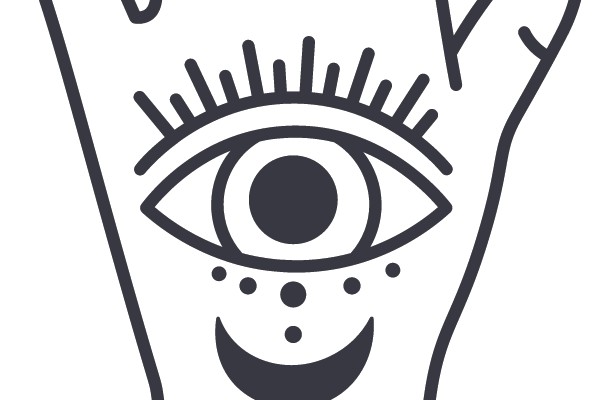 Eye of the Hand: A Symbolic Illustration