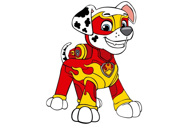 Firehouse Heroes: A Dalmatian Pup's Rescue Mission