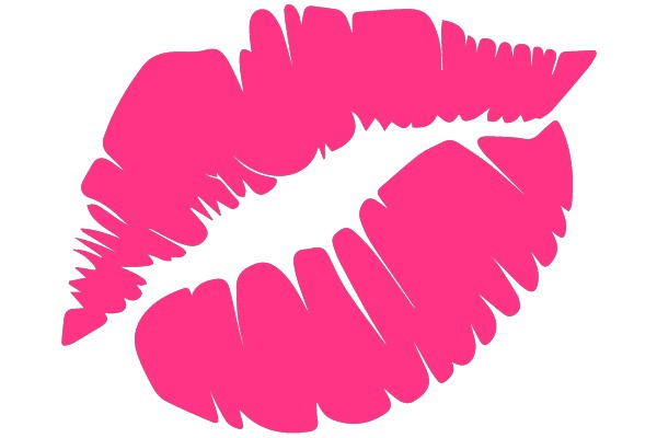 Pink Lips Silhouette