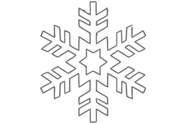 Simplistic Snowflake Design