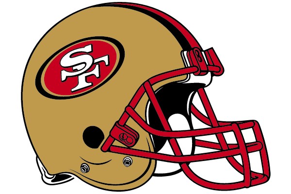 San Francisco 49ers Helmet