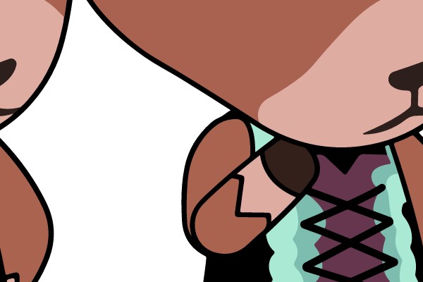 Cartoon Goat Character